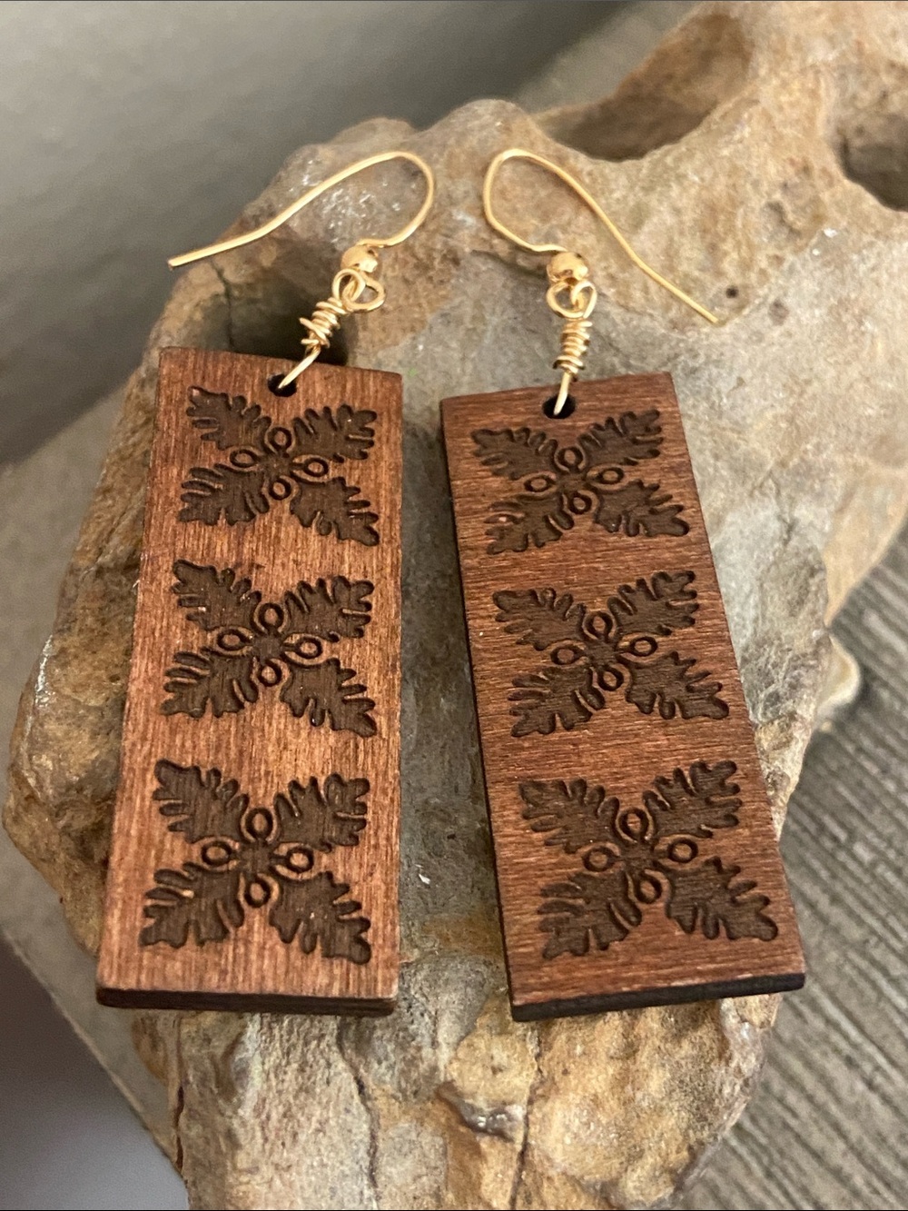 5/$10❤️❤️❤️NEW Handmade Lightweight Wood Earrings
